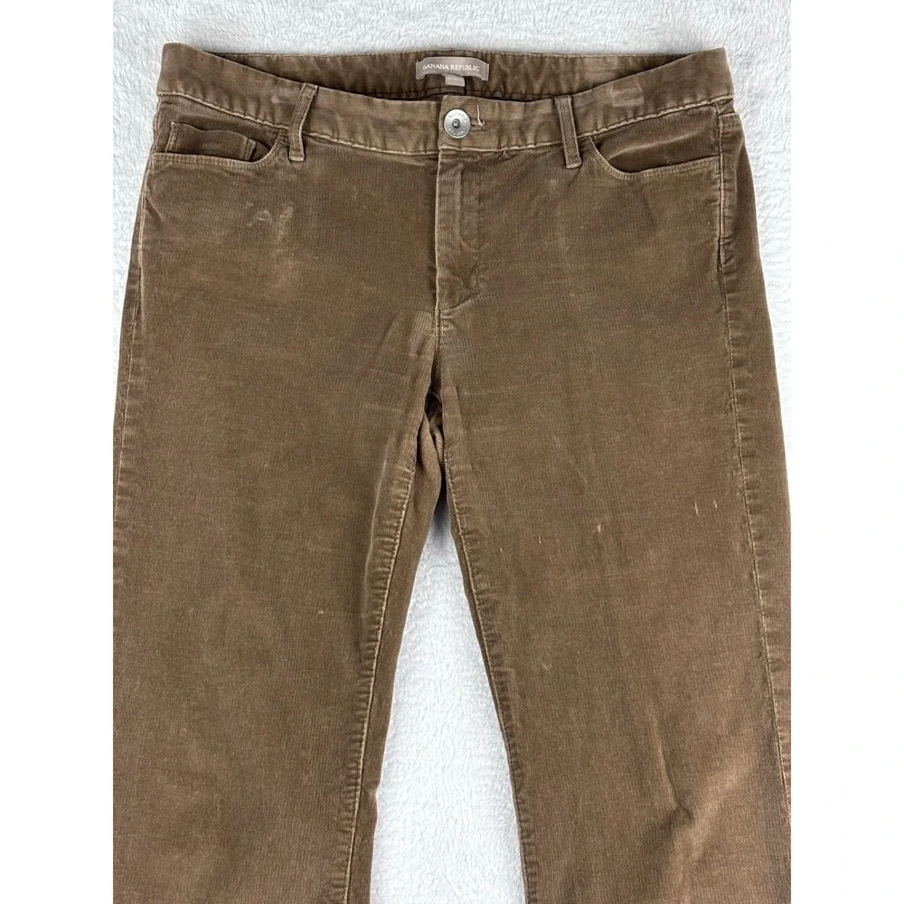 Banana Republic Womens Corduroy Pants Size 29 Light Brown 32x33 Boot Cut‎